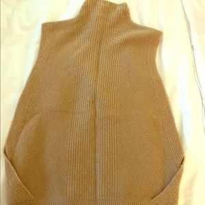 Banana Republic Camel Sleeveless Pullover